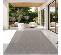 TT Home Tapis pour Extérieur Tapis De Cuisine Balcon Terrasse Design Uni Moderne, Couleur:Gris, Dimension:300x400 cm