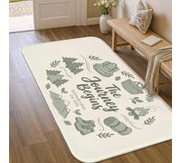 Tapis pour feu de camp, aventure pour l'extérieur, sac à dos tente, vert d'été, tapis d'intérieur à poils courts en éponge qui ne perd pas ses poils, salle de bain, buanderie, cuisine, entrée