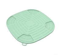 Tapis pour friteuse à air FN101GY fabriqué en silicone 25,8 x 25,8 cm, s'adapte en toute sécurité sur le couvercle ou à l'intérieur du pot pour une fonctionnalité constante (D)