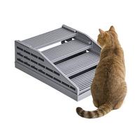 Tapis pour Litière Chat | Grille antidérapante Anti-éclaboussures - Marchepour Chat Chiot Tapis de Litière - Jeu d'intérieur, Appartement, Salon, Chambre, Salle de Bain, Balcon, Cage