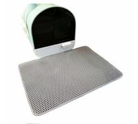 Tapis Pour LitièRe De Chat Tapis De LitièRe Pour Chat ImperméAble Et Facile à Nettoyer Capture Efficace De La LitièRe En Design Nid D'Abeille PréFéRé Par Les Amoureux Des Chats (30x30 cm,Gris)