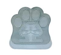 Tapis pour litière en caoutchouc Duvoplus Gris 39x34x0,5 cm