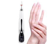 Tapis pour ongles électrique, tampon à ongles électrique | 3 modes réglables pour affichage LED sans fil | Policier de ponceuse de manucure, émeri