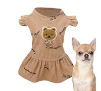 Tapis Pour Petit Chien - De Son Anniversaire Ou Sa Rencontre, Habillez-vous Pour Chien De Dessin Animé Avec Motif D'ours En Polyester | Vêtements Quotidiens Contestés Pour Chiens, Vêtements Et