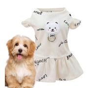 Tapis Pour Petit Chien - De Son Anniversaire Ou Sa Rencontre, Habillez-vous Pour Chien De Dessin Animé Avec Motif D'ours En Polyester | Vêtements Quotidiens Contestés Pour Chiens, Vêtements Et