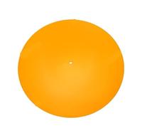 Tapis pour platine vinyle Tapis antidérapant 300Mm X 3.0Mm for platine vinyle phonographe, lecteur de disque pratique antistatique, tapis LP(TransparentOrange)