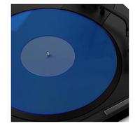 Tapis pour platine vinyle Tapis antidérapant for plateau tournant de 30cm, réduit le bruit la poussière statique, d'enregistrement remplacement for lecteur disque vinyle LP 12 pouces(Blue)