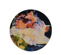 Tapis pour platine vinyle Tapis antistatique en feutre for disque vinyle LP, 12, 10, 7 pouces, for phonographe, platine(12 inch Colorful)