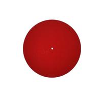 Tapis pour platine vinyle Tapis antistatique en feutre for disque vinyle LP, 12, 10, 7 pouces, for phonographe, platine(12inch Red)