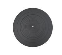 Tapis pour platine vinyle Tapis antistatique en Silicone Anti-vibration LP, 7/12 pouces, 3.0mm d'épaisseur, tapis caoutchouc épais for platine Phono, disques vinyles(12 inch-295mm)