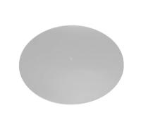 Tapis pour platine vinyle Tapis de plateau tournant Anti-bruit statique, tapis for tourne-disque 12 pouces, Anti-Vibration(12INCH transparent)