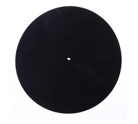 Tapis pour platine vinyle Tapis de platine noir 3.0mm d'épaisseur for lecteurs disques vinyle LP, coussins, tapis antidérapant for vinyles