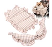 Tapis Pour Poussette D'Animaux De Compagnie, Couverture Lavable, Douce Et Amovible Pour Transport De Chat, Housse Anti-Salissure Pour Poussette Animaux, Pour Extérieur, Voyage, Marche et Parc