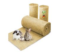 Tapis pour rongeurs en 100 % chanvre sur rouleau de 5 m de long, 60 cm de large, 10 mm d'épaisseur, tapis de chanvre pour tous les types de petits animaux, tapis de chanvre, tapis pour rongeurs, tapis