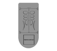 Tapis pour Roue Abdominale - Protection Epaisse Reutilisable Anti-Derapante et Isolante - Protection De Genou D'Exercice - Pour Yoga Pilates Etirements et Fitness