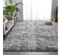 Tapis pour Salon Chambre 100 x 230 cm Doux Moelleux Moderne Grand, Poils Longs Tapis Shaggy Dessous Antidérapant, Décoration Intérieure pour Salon Chambre Filles Enfants, Gris Clair