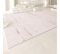 Tapis pour Salon Tapis RéTro Ultra Doux en Fausse Laine Rug Pliable Et ImperméAble Rugs Antitaches pour Chambre Salle à Manger Chambre d'enfant Chevet Ou Bureau(Pattern D,140cmx200cm)