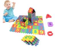 Tapis pour Tout-Petits | Tapis de Puzzle en Mousse, 36 pièces - Tapis de Jeu Durable pour Le Sol, Tapis en Mousse pour Apprendre l'alphabet et Les Chiffres, Attirer