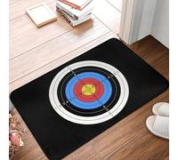 Tapis Pratique 3D de tir à l’Arc Paillassons Graphiques Entrée antidérapante Salle de Bain Cuisine Paillassons de Porte Archer Archer Chasse à l’Arc Sport Salon moquette-60x90cm