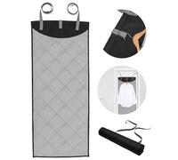 Tapis pressoir vapeur résistant à la chaleur, à suspendre verticalement sur une porte, pliable et portable pour la vapeur de vêtements, 115,27 x