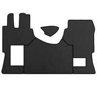Tapis PRESTIGE LINE Mercedes ACTROS MP 4 à partir de 2011, MP 5 à partir de 2019 Cabine Large, Plancher Plat, siège Passager Non Suspendu (Le Noir)