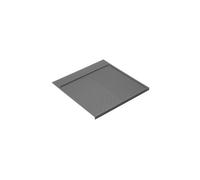Emuca Protecteur de fond pour module de cuisine Tapis M60 568×580 mm 16 mm Plastique Gris antracite