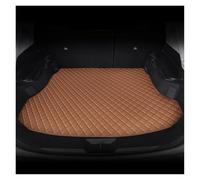 Tapis Protection Coffre pour Chevy pour Cruze 2009-2014 2015-2016 2017-2018 Tapis Coffre Voiture Personnalisés en Cuir PU Accessoires D'intérieur Plateau À Bagages Étanche(Brun,09-14)