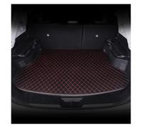 Tapis Protection Coffre pour Hyundai pour Santa Fe 5 Sièges 2007-2012 2013-2017 2019 Personnalisé Tapis Coffre Voiture Doublure Plateau À Bagages Étanche(Noir Rouge,13-17)