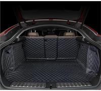 Tapis Protection Coffre Pour Mercedes Pour Benz GLE Classe Coupé W167 GLE 350 450 2019-2024 Tapis Coffre Voiture Couverture De Tapis Accessoires Intérieurs Tapis de Coffre de Voiture(Black-Blue)