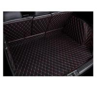 Tapis Protection Coffre Tapis De Coffre De Voiture en Cuir pour Nissan pour Murano Z52 2014-2020(Black red-1pcs)