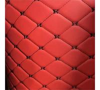 Tapis Protection Coffre Tapis De Coffre Voiture en Cuir Personnalisé Durable pour Kia pour K5 pour Optima TF 2011 2012 2013 2014 Coffre Doublure Tapis(Red Black)