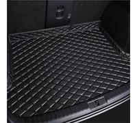 Tapis Protection Coffre Tapis De Coffre Voiture Personnalisé en Cuir Artificiel pour Maserati pour Quattroporte pour Ghibli pour GranTurismo pour Grecale Coffre Doublure Tapis(Noir)