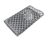 Tapis Protection Évier Silicone pour Nid d'Abeille Séchage Tapis | Pliable, gain de place, rangement pour facile, pour idéal petits espaces, design compact gris