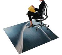 Tapis Protection Sol Chaise Bureau 100 x 120 cm, Tapis Gaming Sol pour Sols Durs, Tapis de Chaise Gaming, Tapis de Sol pour Fauteuil, Tapis Protège-Sol pour Chaise, Tapis de Sous-Chaise de Bureau