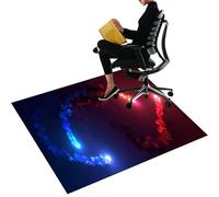 Tapis Protection Sol Chaise Bureau 70 x 100 cm, Tapis Gaming Sol pour Sols Durs, Tapis de Chaise Gaming, Tapis de Sol pour Fauteuil, Tapis Protège-Sol pour Chaise, Tapis de Sous-Chaise de Bureau