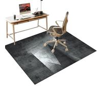 Tapis Protection Sol Chaise Bureau, Tapis de Sol Bureau Tissu 100 x 120 cm, Tapis de Chaise Gaming, Tapis de Sol pour Fauteuil, Tapis Chaise de Bureau Gaming, Tapis de Chaise Polyvalent pour Maison