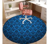 Tapis Protection Sol Chaise Bureau, Tapis Gaming Sol, Ronde Tapis de Sol Bureau, Tapis Chaise de Bureau Gaming, Protège sol Sous Chaise de Bois en Carrelage, Tapis pour Fauteuil, Tapis Rond 120 cm