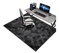 Tapis Protection Sol Gaming, 120 x 180 cm Tapis Chaise de Bureau, Tapis de Sol Bureau Tissu, Antidérapant Tapis protège-Sol pour Chaise de Bureau, Tapis de Sol Gamer pour Plancher de Bois Carrelage