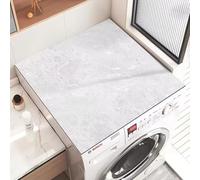 Tapis Protection Supérieur For Laveuse Sécheuse,Housse Protection Supérieure Antidérapante Et Anti-poussière,Tapis En Caoutchouc Imperméable Lavable En Silicone(Marbling 11,40 * 50cm)