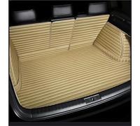 Tapis Protection Tapis Coffre De Voiture Personnalisé en Cuir PU À Rayures pour BMW Série 2 F22 2014-2018 Accessoires Intérieurs Détails(Beige B)