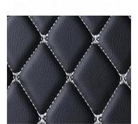 Tapis Protection Tapis Coffre Voiture en Cuir PU Personnalisé Détails Intérieurs Accessoires pour BMW F31 Touring 2012-2019 Tous Modèles(Black White)