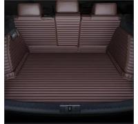 Tapis Protection Tapis Coffre Voiture en Cuir PU Rayé Couverture Complète Personnalisé Accessoires pour BMW 5 Places E70 2006-2013 Détails Intérieurs(Coffee B)