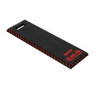 Peddinghaus Tapis de protection pour genoux Protech 6423000001 675 x 215 mm Noir/rouge