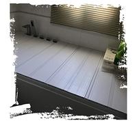 Tapis protège-Sol Couverture de Baignoire 1,2cm D'épaisseur Ponts de Baignoire, Pliant PVC Imperméable à l'eau Planche À Poussière Couverture D'isolation de Baignoire Pour Salle de Bain(80x150x1.2cm)