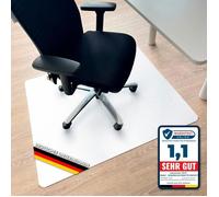 Tapis protège-sol Pour chaise de bureau, Épaisseur : 1,9 mm, Blanc 114 x 200 cm