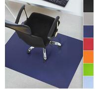 Tapis protège-sol Pour chaise de bureau, Épaisseur : 1,9 mm, Bleu foncé 114 x 150 cm