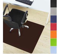 Tapis protège-sol Pour chaise de bureau, Épaisseur : 1,9 mm, Marron cuivré 90 x 120 cm