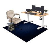 Tapis protège-Sol pour Chaise de Bureau, Tapis pour Protection de sols durs, Tapis de Sol Bureau, Tapis Chaise Gaming Antidérapant, 110 x 140 cm Tapis Protecteur de Sol pour fauteuils de Gaming