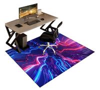 Tapis Protège-Sol pour Chaise, Tapis Gamer Sol, Tapis de Chaise Roulante, Tapis Chaise de Bureau, 60 x 70 cm Tapis Protection Sol Chaise Bureau Gaming pour Plancher de Bois, Parquet, Carrelage