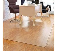 Tapis protège-Sol Wood Floor Carpet, Office Desk Chair Clear Protector Rugs, Home Stairs Corridor Kitchen Transparent Floor Pad, 80/100/120/140cm Wide ( Color : Clear , Size : 100x300cm/3ftx10ft )